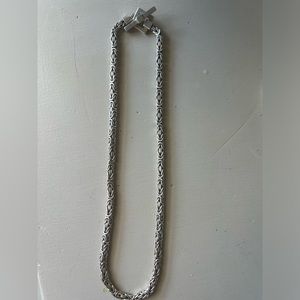 *🛍️😍Designer Lois Hill Early 90’s Vintage Byzantine Solid Sterling Necklace!